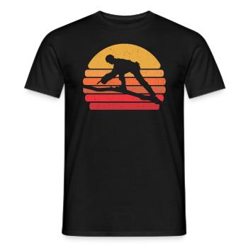 Retro escalade arborescente Vintage Arborist - T-shirt homme - noir - Devant - AI Model Male 178 light (178cm)