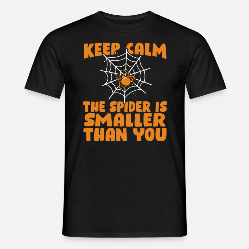 Spinne Haustier - Männer T-Shirt - Schwarz