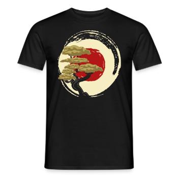 Bonsai Baum - Männer T-Shirt - Schwarz - Vorne - AI Model Male 178 light (178cm)