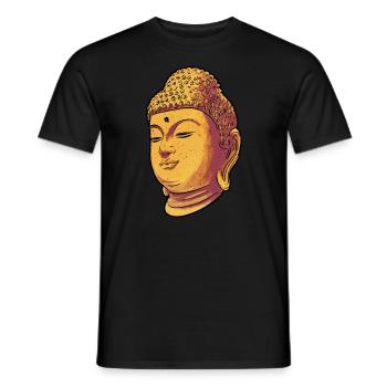Buddha Buddhist Buddhismus - Männer T-Shirt - Schwarz - Vorne - AI Model Male 178 light (178cm)