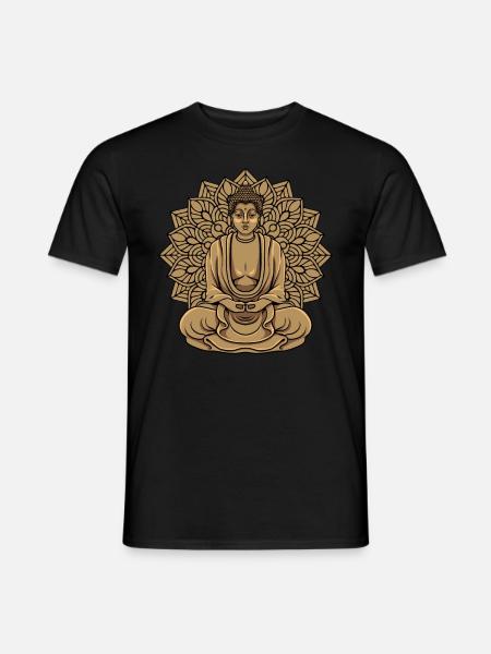 Buddha Buddhist Buddhism - Men's T-Shirt - black