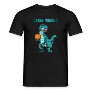 Basketball Basketballer - Men's T-Shirt - black - Front - AI Model Male 178 light (178cm)