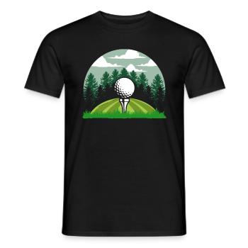 Golfeur Golf golf golf golf - T-shirt homme - noir - Devant - AI Model Male 178 light (178cm)