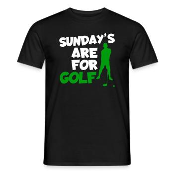 Golfeur Golf golf golf golf - T-shirt homme - noir - Devant - AI Model Male 178 light (178cm)