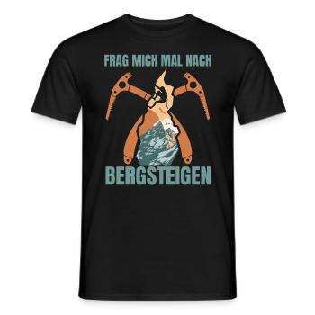 Alpinisme Randonnée Alpiniste Alpiniste - T-shirt homme - noir - Devant - AI Model Male 178 light (178cm)