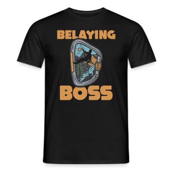 Alpinisme Grimpeurs - T-shirt homme - noir - Devant - AI Model Male 178 light (178cm)
