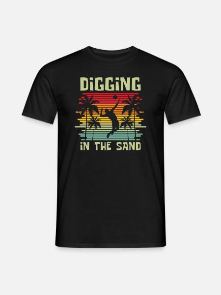 Volleyball Beach Volleyball - Men's T-Shirt - black