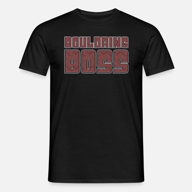 Bouldern - Männer T-Shirt - Schwarz