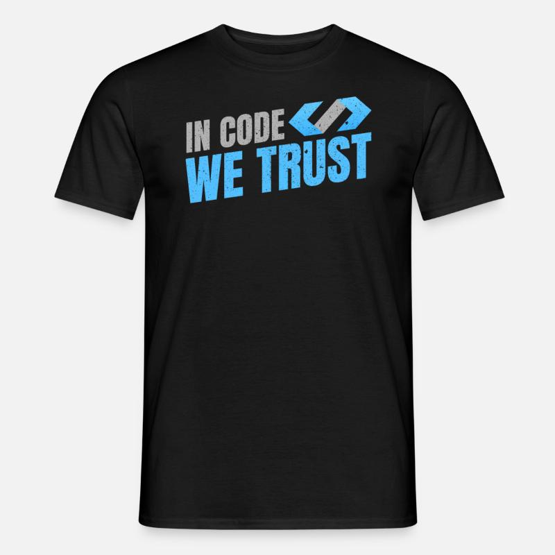 Programmeur Coder Développeur de logiciels - T-shirt homme - noir