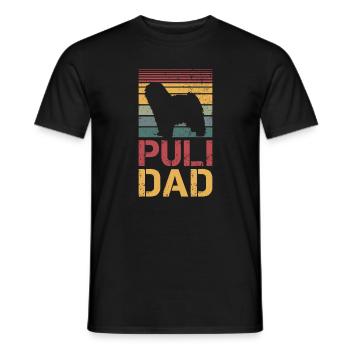 Puli Papa - T-shirt homme - noir - Devant - AI Model Male 178 light (178cm)