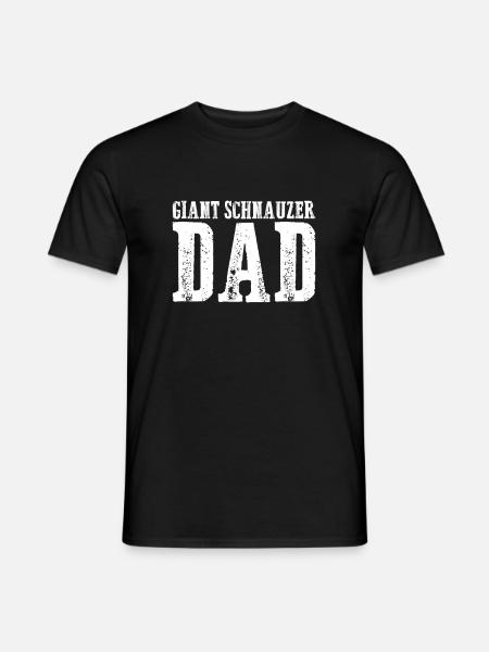 Papa Schnauzer géant - T-shirt homme - noir
