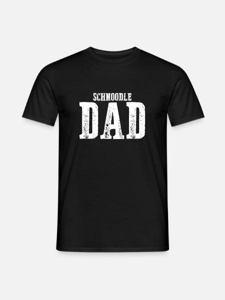 Schnoodle Dad - Männer T-Shirt - Schwarz