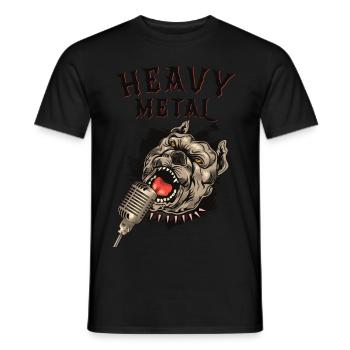 Musique Heavy Metal - T-shirt homme - noir - Devant - AI Model Male 178 light (178cm)