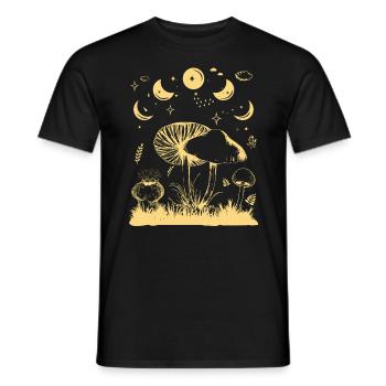 Juste une phase - de la lune - T-shirt homme - noir - Devant - AI Model Male 178 light (178cm)