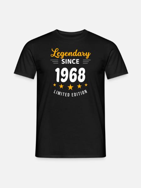 Legendary since 1968 - Men's T-Shirt - black