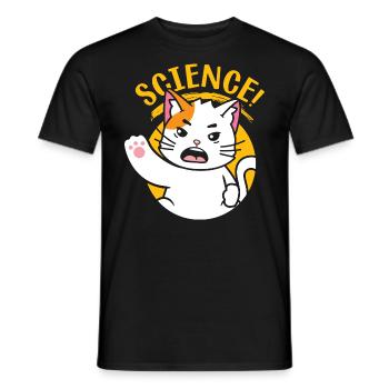 T-shirt Smart Mathematics de l’Université des Sciences - T-shirt homme - noir - Devant - AI Model Male 178 light (178cm)