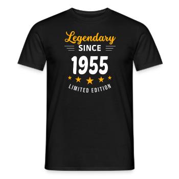 Légendaire depuis 1955 - T-shirt homme - noir - Devant - AI Model Male 178 light (178cm)