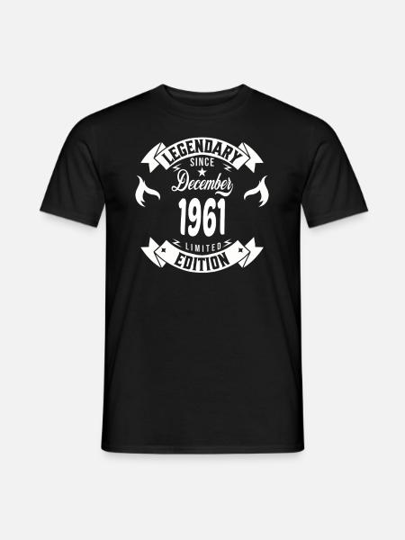 Legendarisch sinds december 1961 - Heren T-shirt - zwart