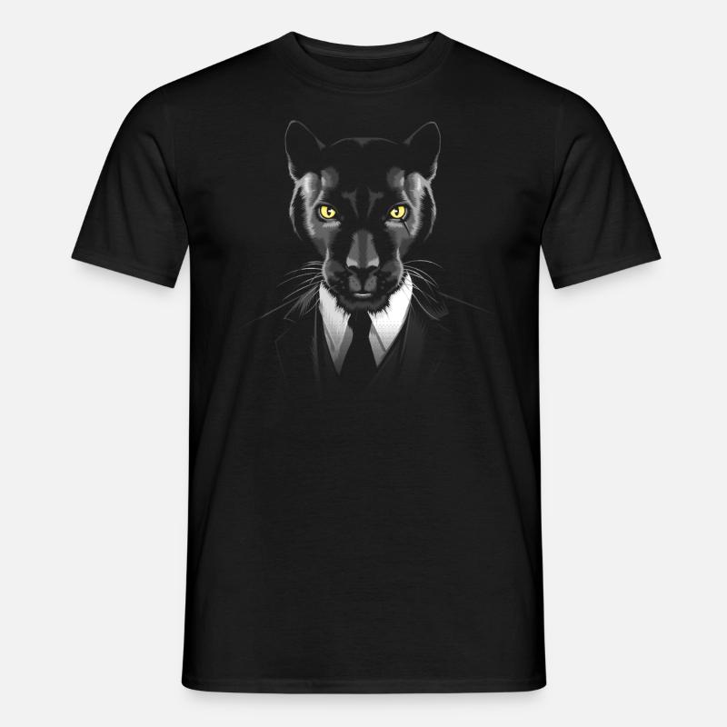 Costume de léopard - T-shirt homme - noir