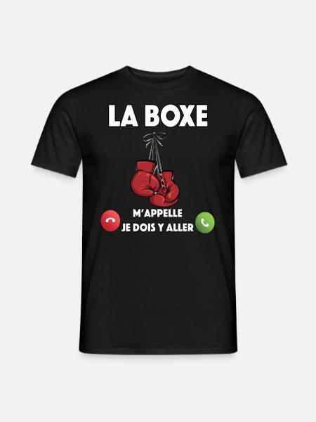 LA BOXE - T-shirt homme - noir