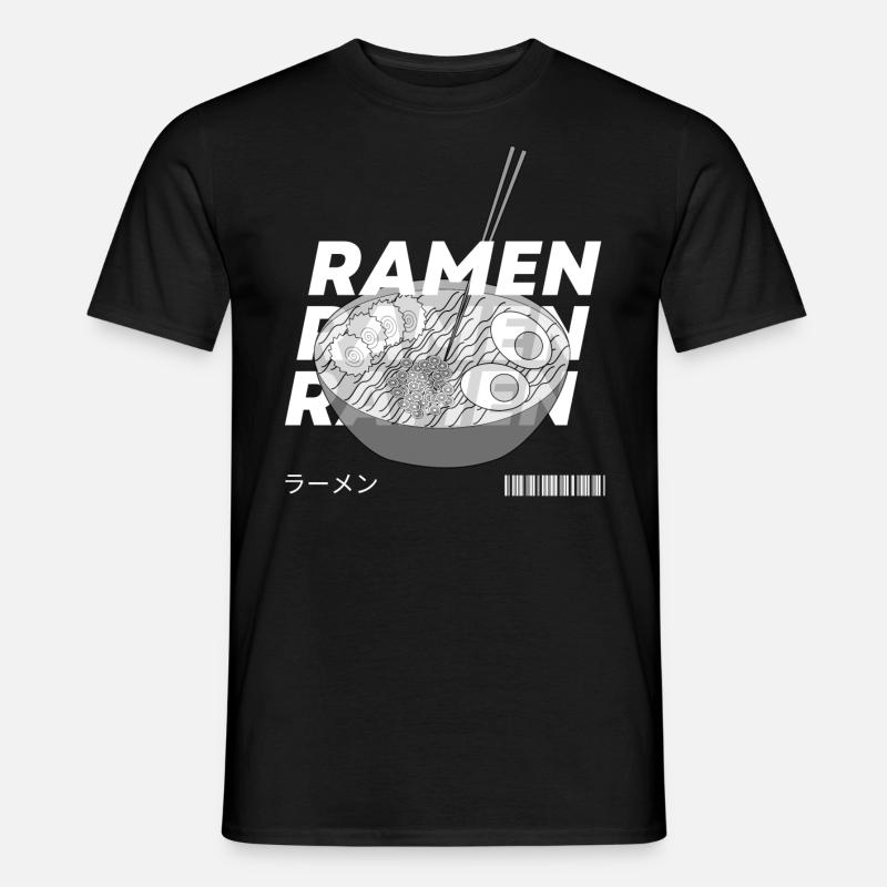 Ramen - Männer T-Shirt - Schwarz