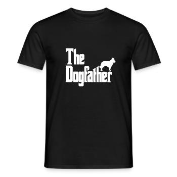 Le Dogfather Mudi - T-shirt homme - noir - Devant - AI Model Male 178 light (178cm)