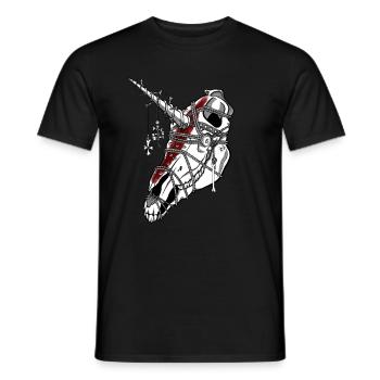 Wasteland Unicorn - Männer T-Shirt - Schwarz - Vorne - AI Model Male 178 light (178cm)