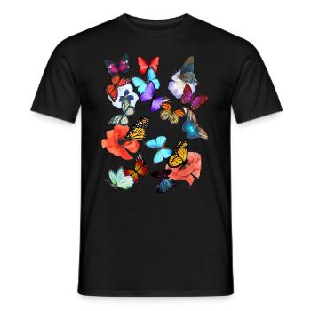 Der Sommer ruft - Männer T-Shirt - Schwarz - Vorne - AI Model Male 178 light (178cm)