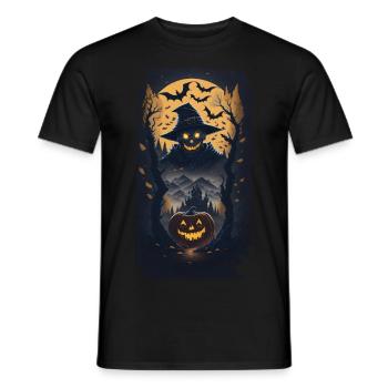 Happy Halloween I Gift - Men's T-Shirt - black - Front - AI Model Male 178 light (178cm)