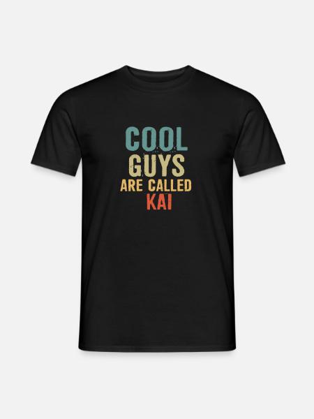 Les mecs cool s’appellent Kai - T-shirt homme - noir