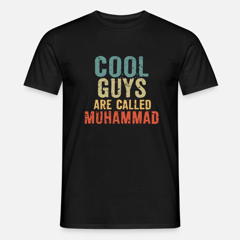 Cool guys are called Muhammad - Männer T-Shirt - Schwarz