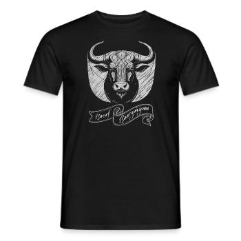 Rindfleisch Bourguigon - Männer T-Shirt - Schwarz - Vorne - AI Model Male 178 light (178cm)