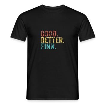 Bon meilleur Finn - T-shirt homme - noir - Devant - AI Model Male 178 light (178cm)