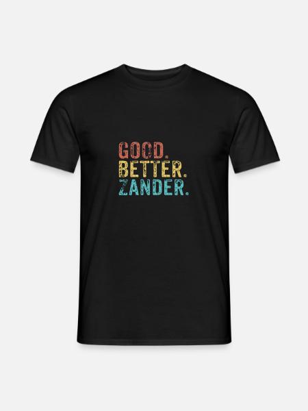 Cool guys are called zander - Männer T-Shirt - Schwarz
