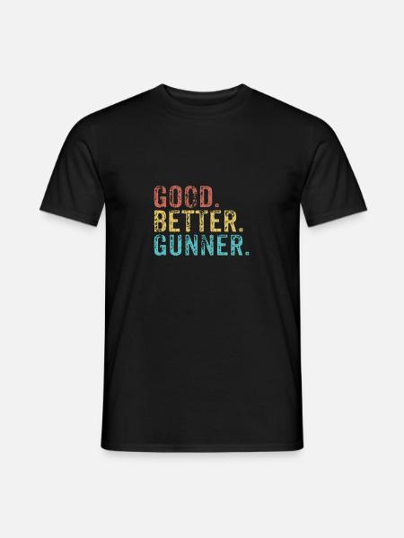 Cool guys are called gunner - Männer T-Shirt - Schwarz