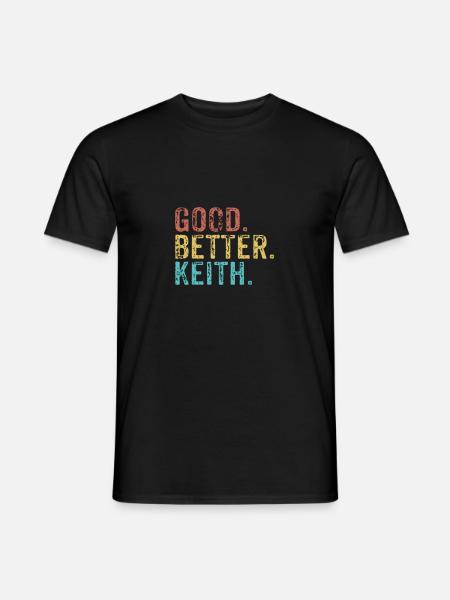 Good better Keith - Men's T-Shirt - black