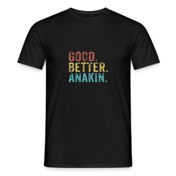 Les mecs cool s’appellent anakin - T-shirt homme - noir - Devant - AI Model Male 178 light (178cm)