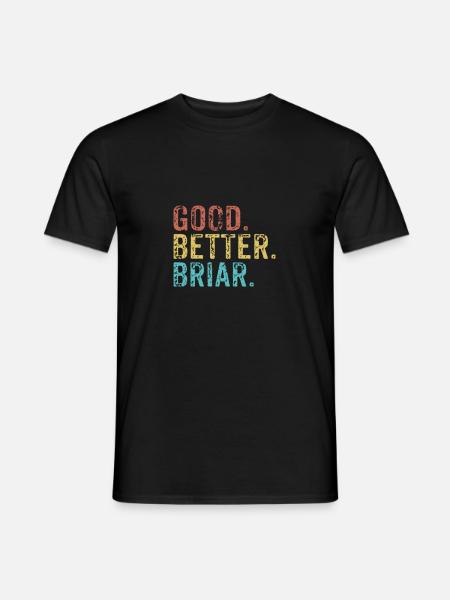 Cool guys are called briar - Men's T-Shirt - black