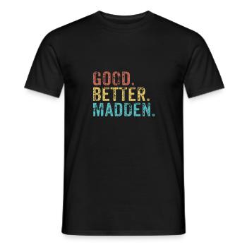 Bon mieux Madden - T-shirt homme - noir - Devant - AI Model Male 178 light (178cm)
