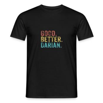 Good better Darian - Männer T-Shirt - Schwarz - Vorne - AI Model Male 178 light (178cm)