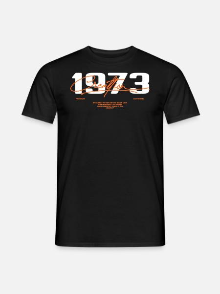 1973 Vintage Retro 1973 Geburtstagsgeschenk 1973 - Männer T-Shirt - Schwarz
