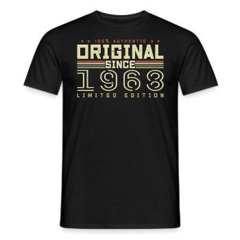 Original 1968 Retro 1968 Geburtstagsgeschenk - Männer T-Shirt - Schwarz - Vorne - AI Model Male 178 light (178cm)