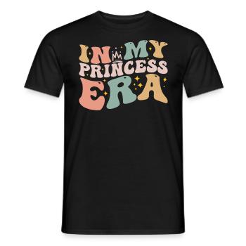 In My Princess Era | Princess Girls Kids Youth - Men's T-Shirt - black - Front - AI Model Male 178 light (178cm)