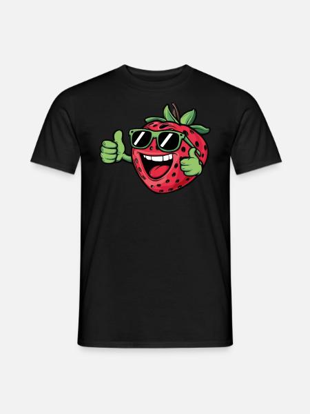 Festa fragola costume per ragazzi e ragazze - T-shirt uomo - nero