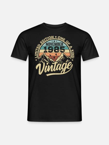 Legendär seit November 1985 - Limited Edition 1985 - Männer T-Shirt - Schwarz