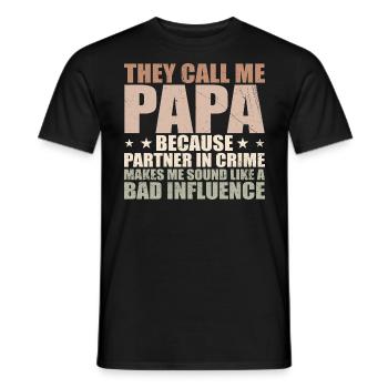Perfect Gift for Dad - Men's T-Shirt - black - Front - AI Model Male 178 light (178cm)