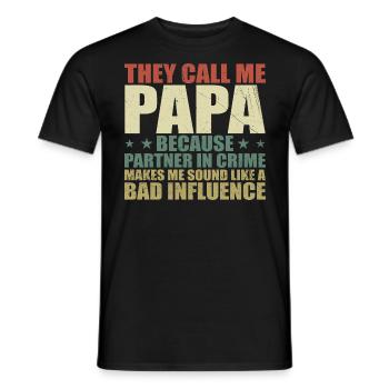 Perfect Gift for Dad - Men's T-Shirt - black - Front - AI Model Male 178 light (178cm)