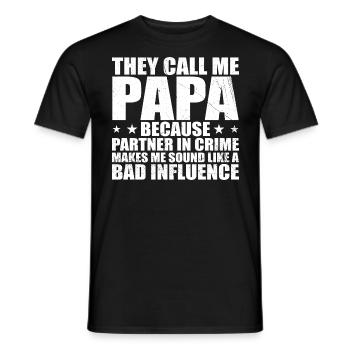 Perfect Gift for Dad - Men's T-Shirt - black - Front - AI Model Male 178 light (178cm)
