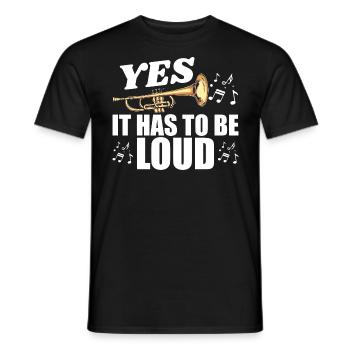 Trompeter Spieler Männer Frauen Trompeter Gag Trompete - Männer T-Shirt - Schwarz - Vorne - AI Model Male 178 light (178cm)