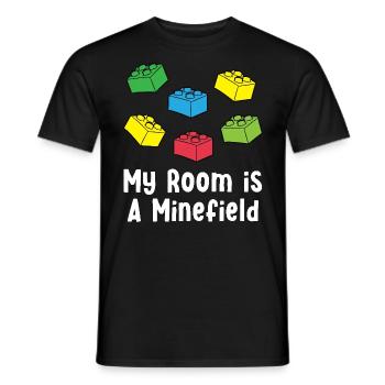 Brick Builder Brick Building Master Builder - Men's T-Shirt - black - Front - AI Model Male 178 light (178cm)